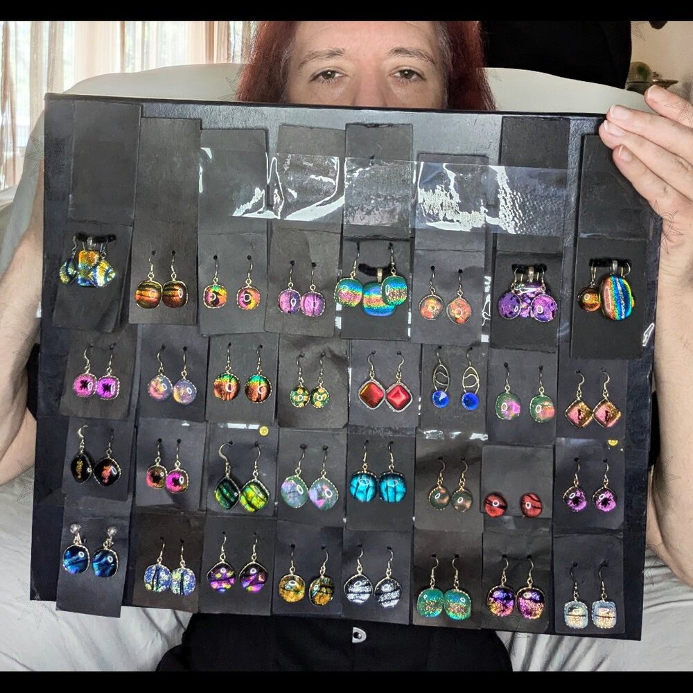 UNLISTED Set of Pendant & Wire-Wrapped Earrings -- Jewelry for POSH SHOW